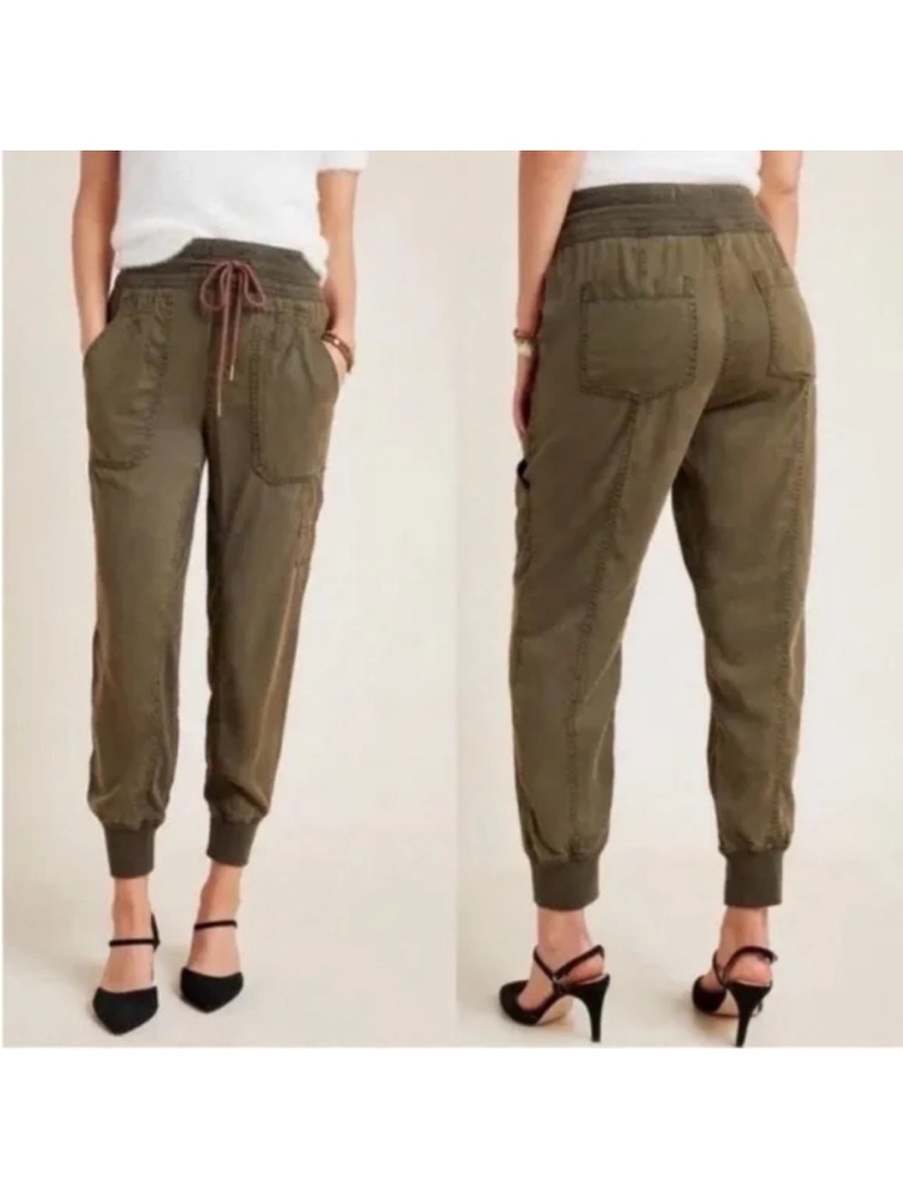 ANTHROPOLOGIE nomad jogger pant lyocell pant size small
